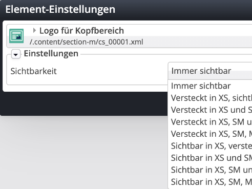 Header Kopfgrafik Sichtbarkeit